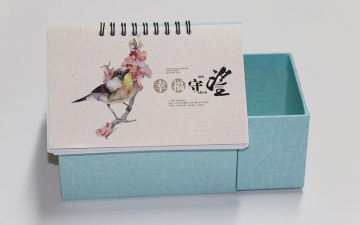 房子臺(tái)歷定制,收納盒臺(tái)歷定做